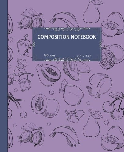 Composition Notebook: Nice and good compotion notebook for you , size 7.5"x "9.25 , 100 pages