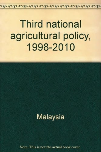 Third National Agricultural Policy, 1998-2010