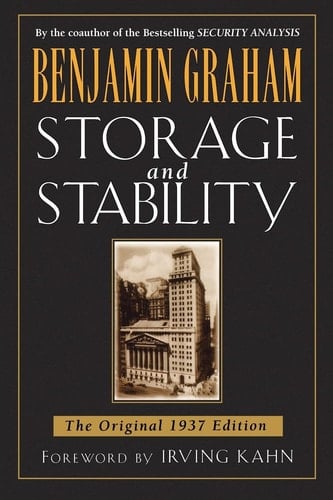 Storage and Stability The Original 1937 Edition