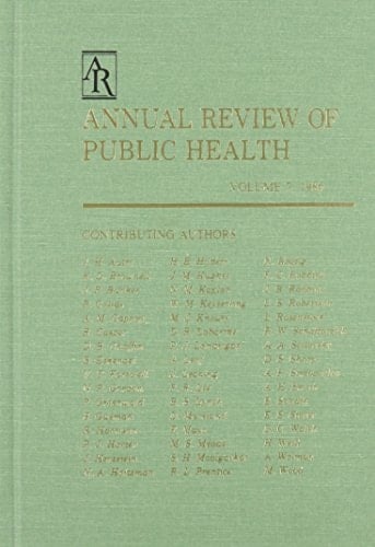 Annual Review of Public Health: 1986