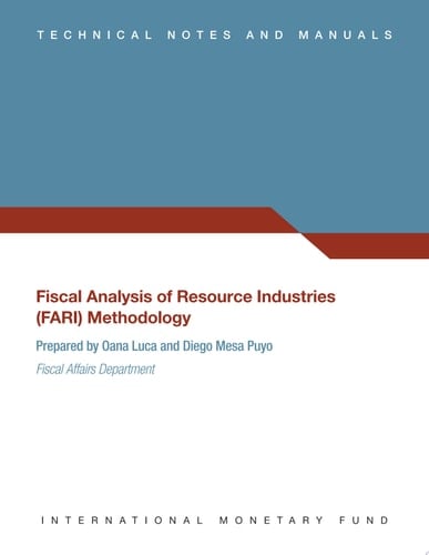 Fiscal Analysis of Resource Industries (FARI Methodology)