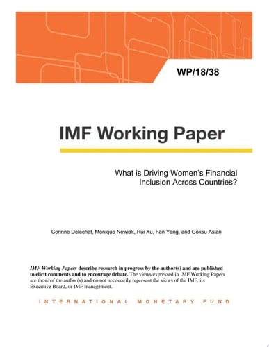 What is Driving Women’s Financial Inclusion Across Countries?