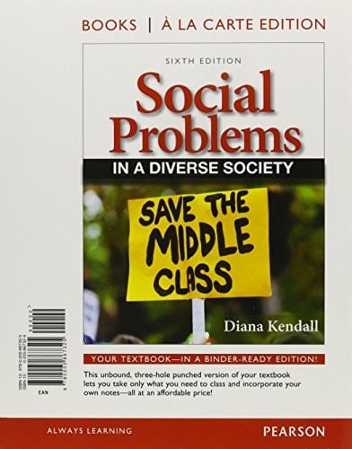 Social Problems in a Diverse Society, Books a la Carte Plus NEW MyLab Sociology with eText -- Access Card Package (6th Edition)