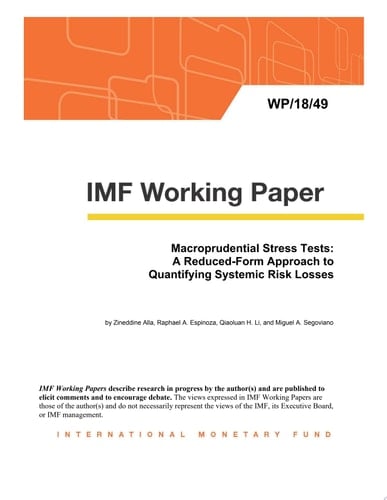 Macroprudential Stress Tests: A Reduced-Form Approach to Quantifying Systemic Risk Losses