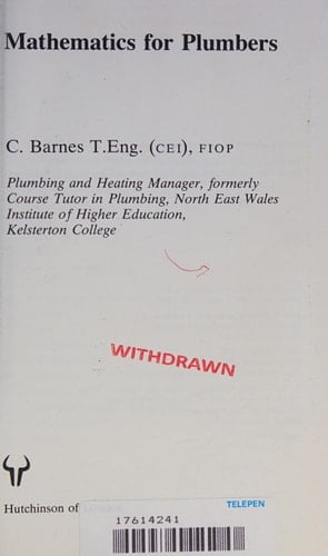 Mathematics for Plumbers
