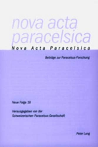 Nova ACTA Paracelsica
