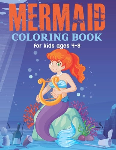 Mermaids - Coloring Book for kids |Easy Coloring Book for kids |60 Cute Coloring Pages for Girls and Kids Ages 4-8: Magical Mermaids to Color for ... Unique Beautiful Mermaids to Coloring page