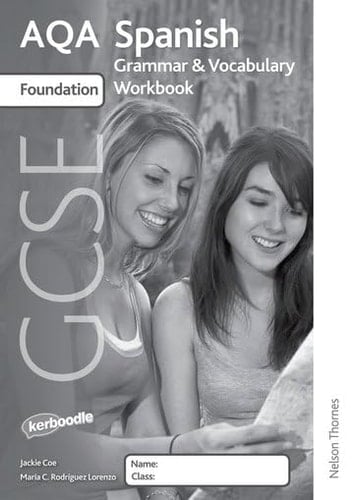AQA GCSE Spanish Foundation Grammar and Vocabulary Workbook Pack (x8)