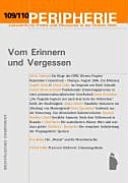 Vom Erinnern und Vergessen