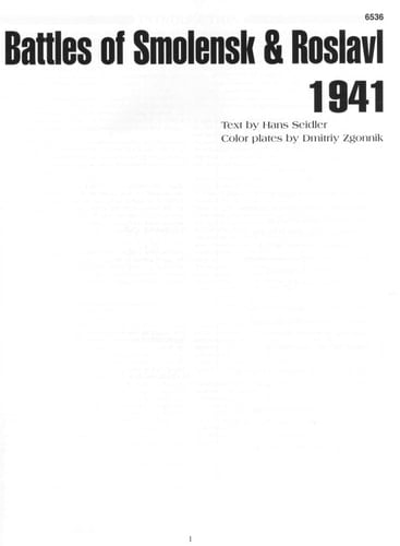 6536 Battles of Smolensk and Roslavl 1941
