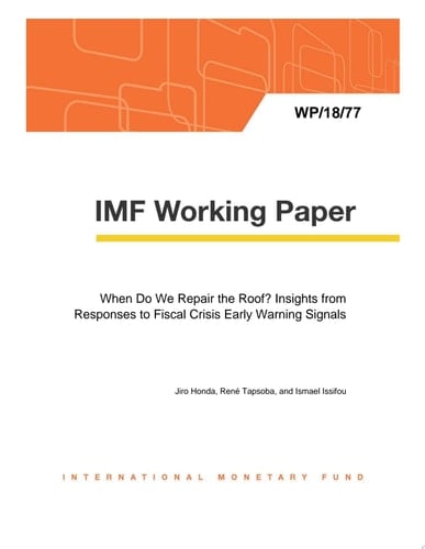 When Do We Repair the Roof? Insights from Responses to Fiscal Crisis Early Warning Signals