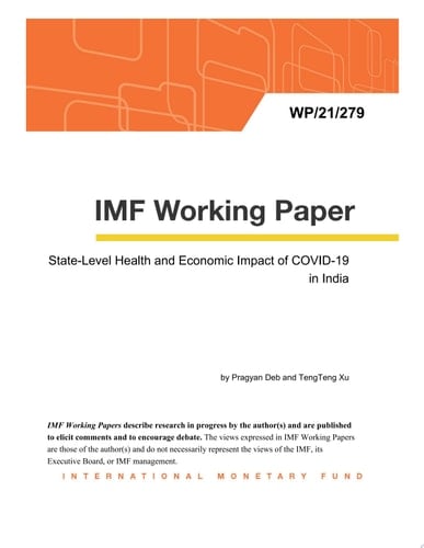 State-Level Health and Economic Impact of COVID-19 in India