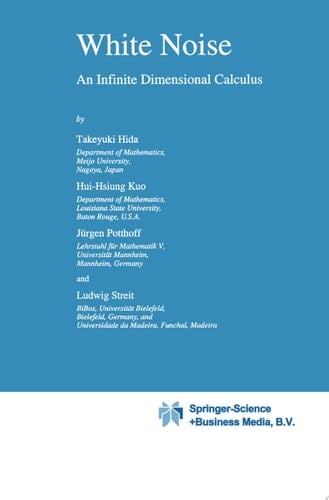 White Noise An Infinite Dimensional Calculus