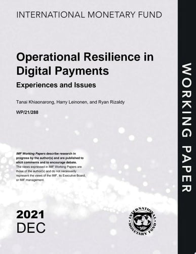 Operational Resilience in Digital Payments: Experiences and Issues