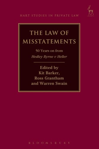 The Law of Misstatements 50 Years on from Hedley Byrne v Heller