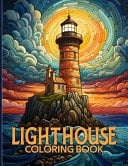 Lighthouse Coloring Book Lighthouse Seascape Illustrations For Color & Relaxation
