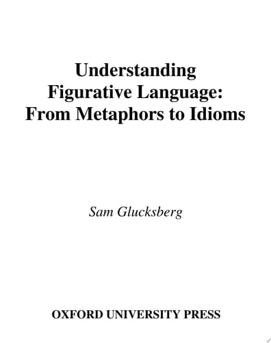 Understanding Figurative Language