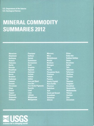 Mineral Commodity Summaries 2012
