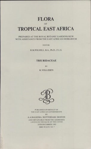 Flora of Tropical East Africa - Triuridaceae (1985)