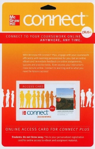 Connect Access Card for Fundamentals of Cost Accounting