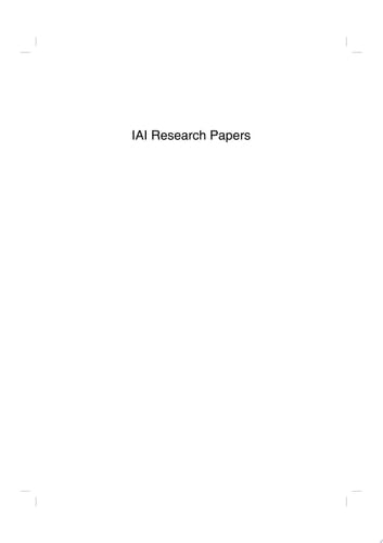 The Role of Italian Fighter Aircraft in Crisis Management Operations: Trends and Needs