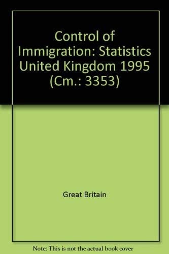 Control of Immigration Statistics, 1995