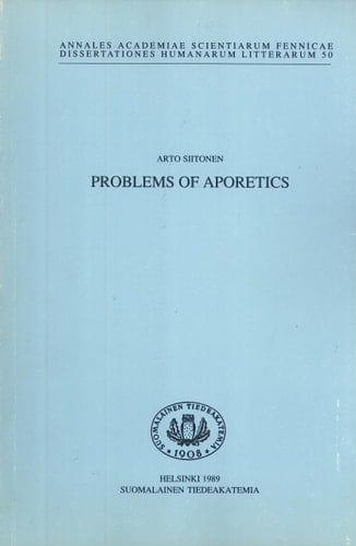 Problems of Aporetics