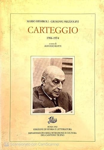 Carteggio (1906-1974)