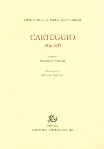 Carteggio (1936-1957)