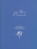 Index to Dance Periodicals 1996