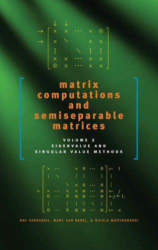 Matrix Computations and Semiseparable Matrices