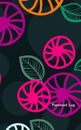 Password Log An Internet Address and Password Journal (Circles)