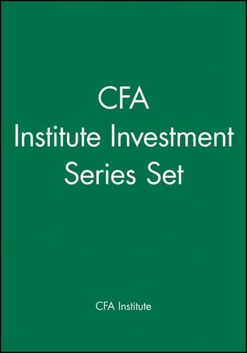CFA Institute Investment Series Set