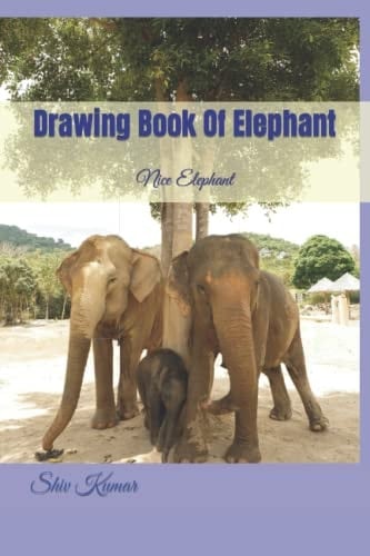 Drawing Book Of Elephant: Nice Elephant