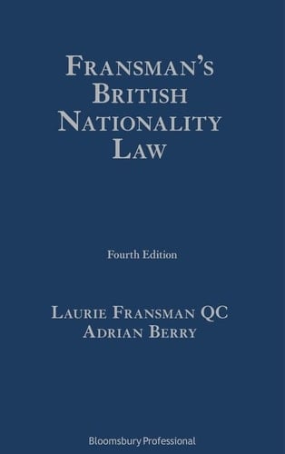 Fransman’s British Nationality Law