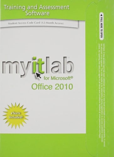 Myitlab with Pearson EText -- Access Code -- for Office 2010