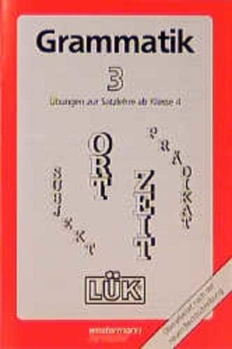 LÜK Grammatik. Übungen zur Satzlehre ab Klasse 4