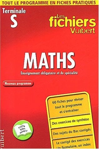 Maths Terminale S. Enseignement obligatoire et de spécialité