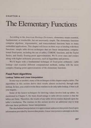 Numerical Methods Real-time and Embedded Systems Programming