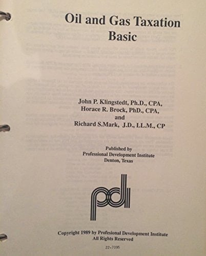 Oil and Gas Taxation, 1989