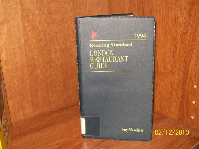Evening Standard London Restaurant Guide, 1994