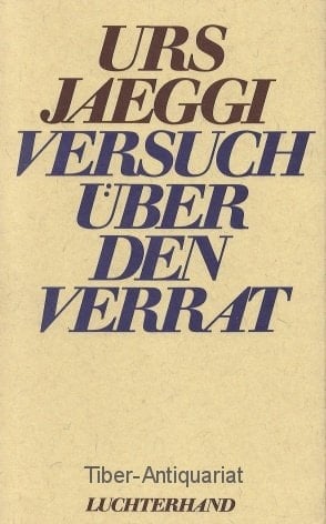 Versuch über den Verrat (German Edition)