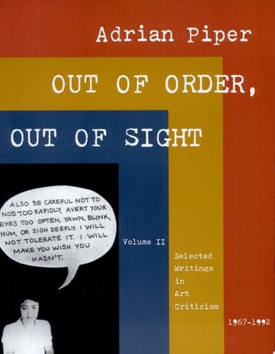 Selected Writings in Art Criticism, 1967-1992