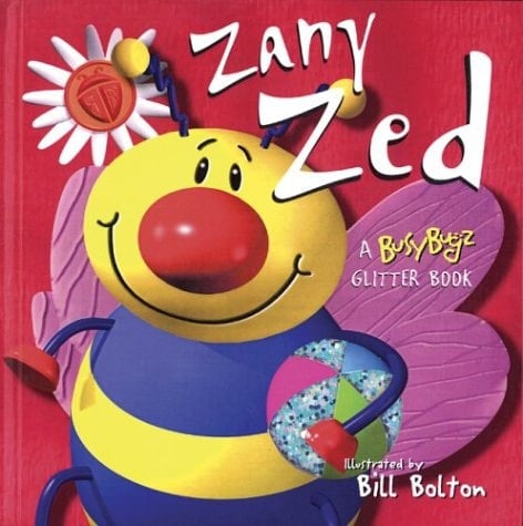 Zany Zed A BusyBugz Glitter Book