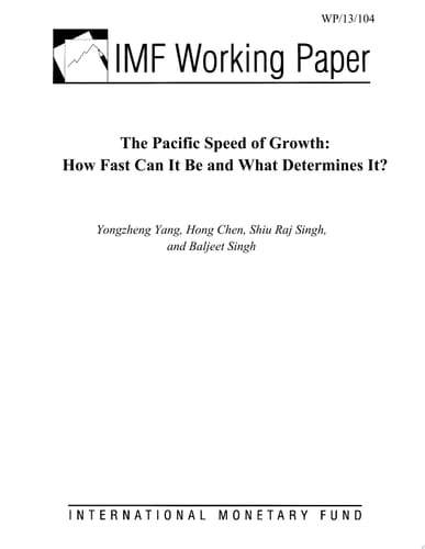 The Pacific Speed of Growth How Fast Can It Be and What Determines It?