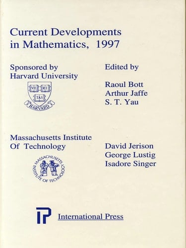 Current Developments in Mathematics, 1997