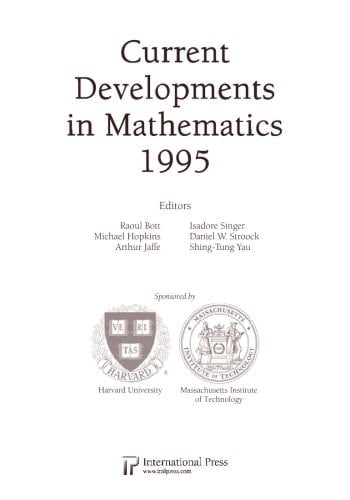 Current Developments in Mathematics 1995