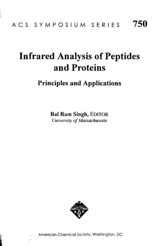 Infrared Analysis of Peptides and Proteins: Principles and Applications