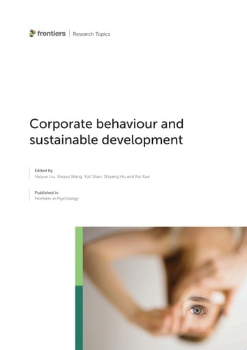 Corporate behaviour and sustainable development