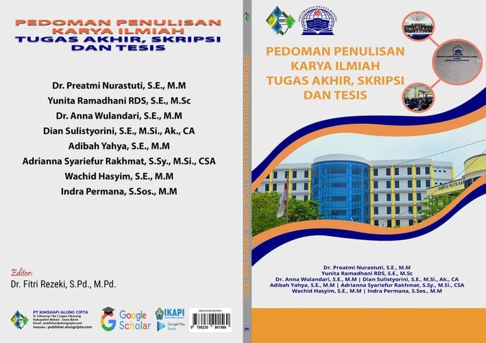 Pedoman Penulisan Karya Ilmiah Tugas Akhir, Skripsi, Dan Tesis